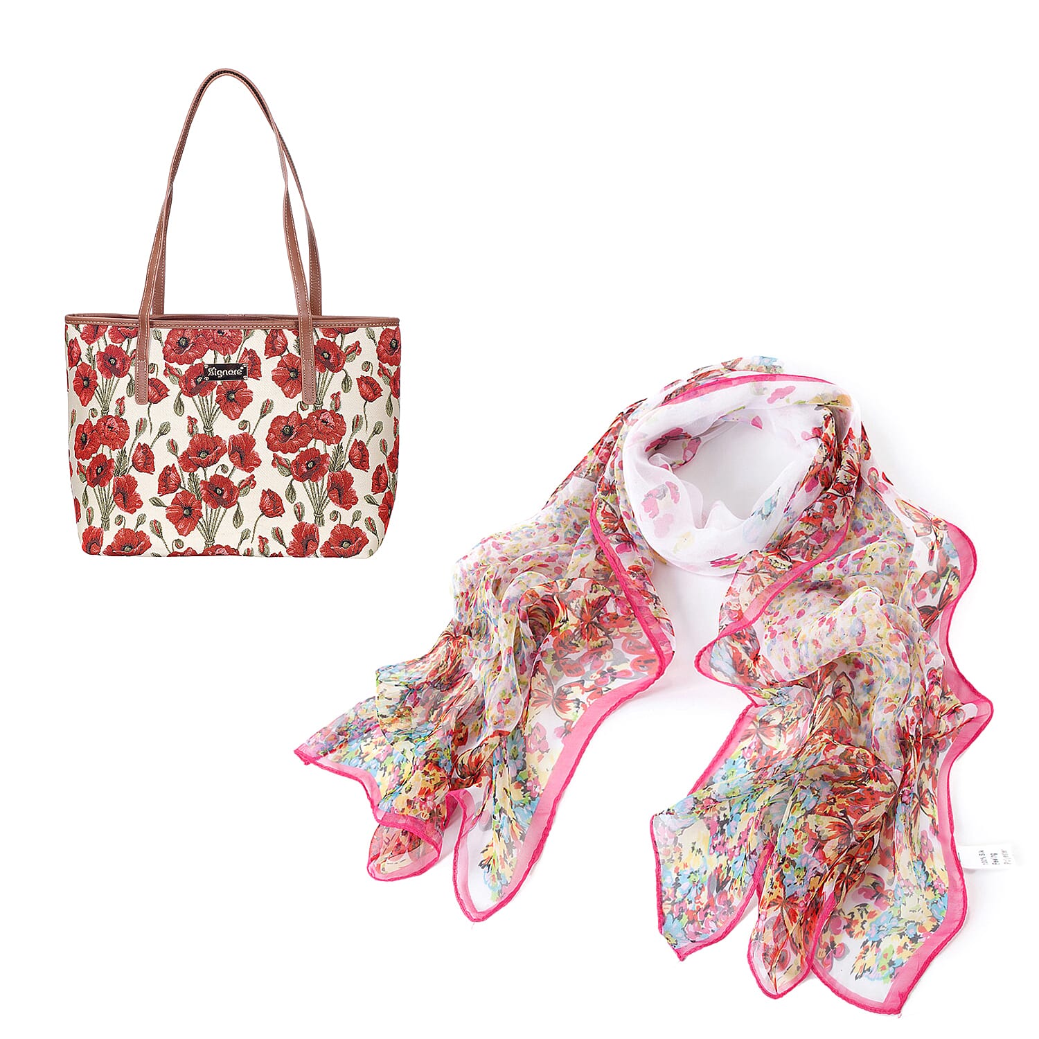Signare Tapestry -  Tote Bag with FREE SCARF