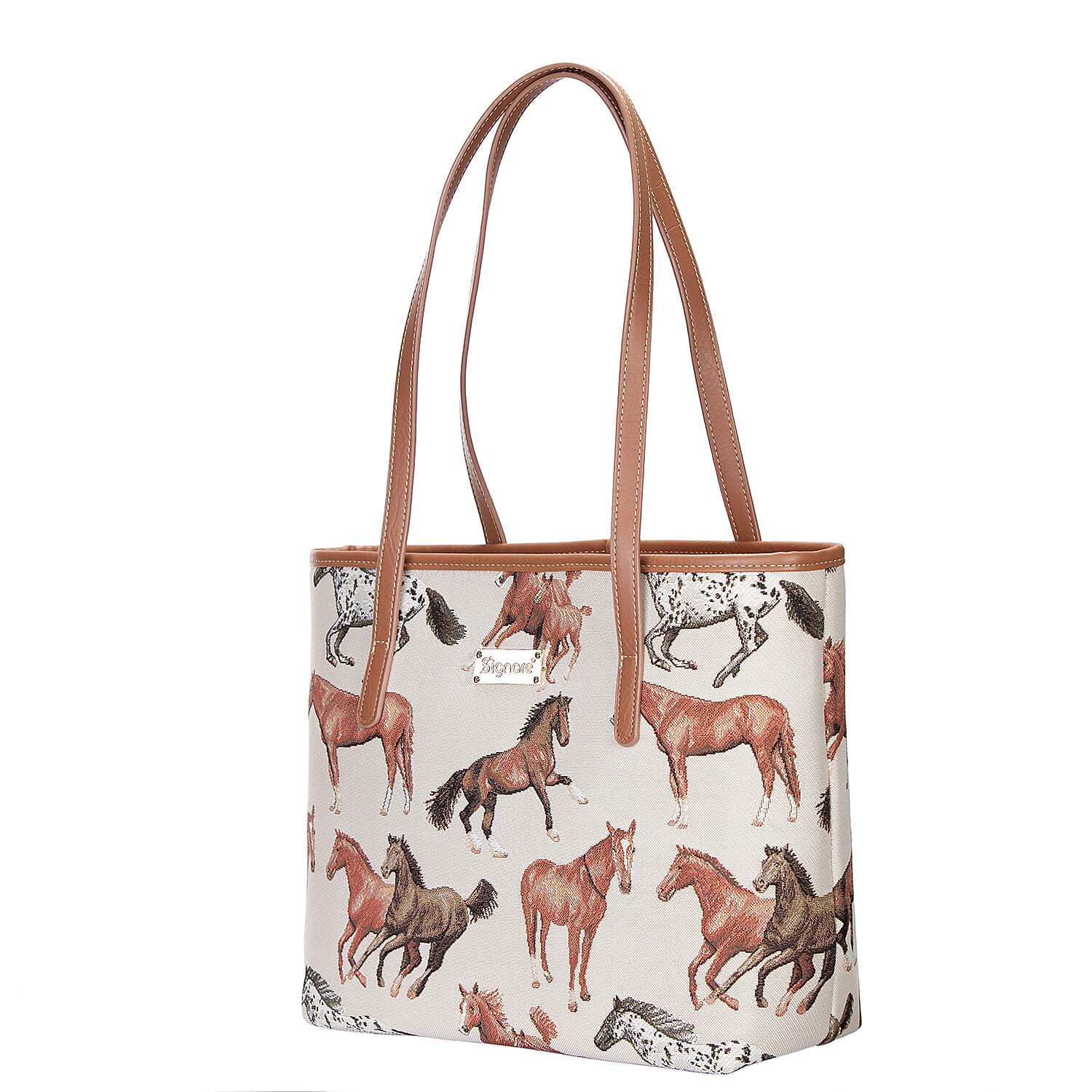 Signare Tapestry - Running Horse Tote Bag with FREE SCARF