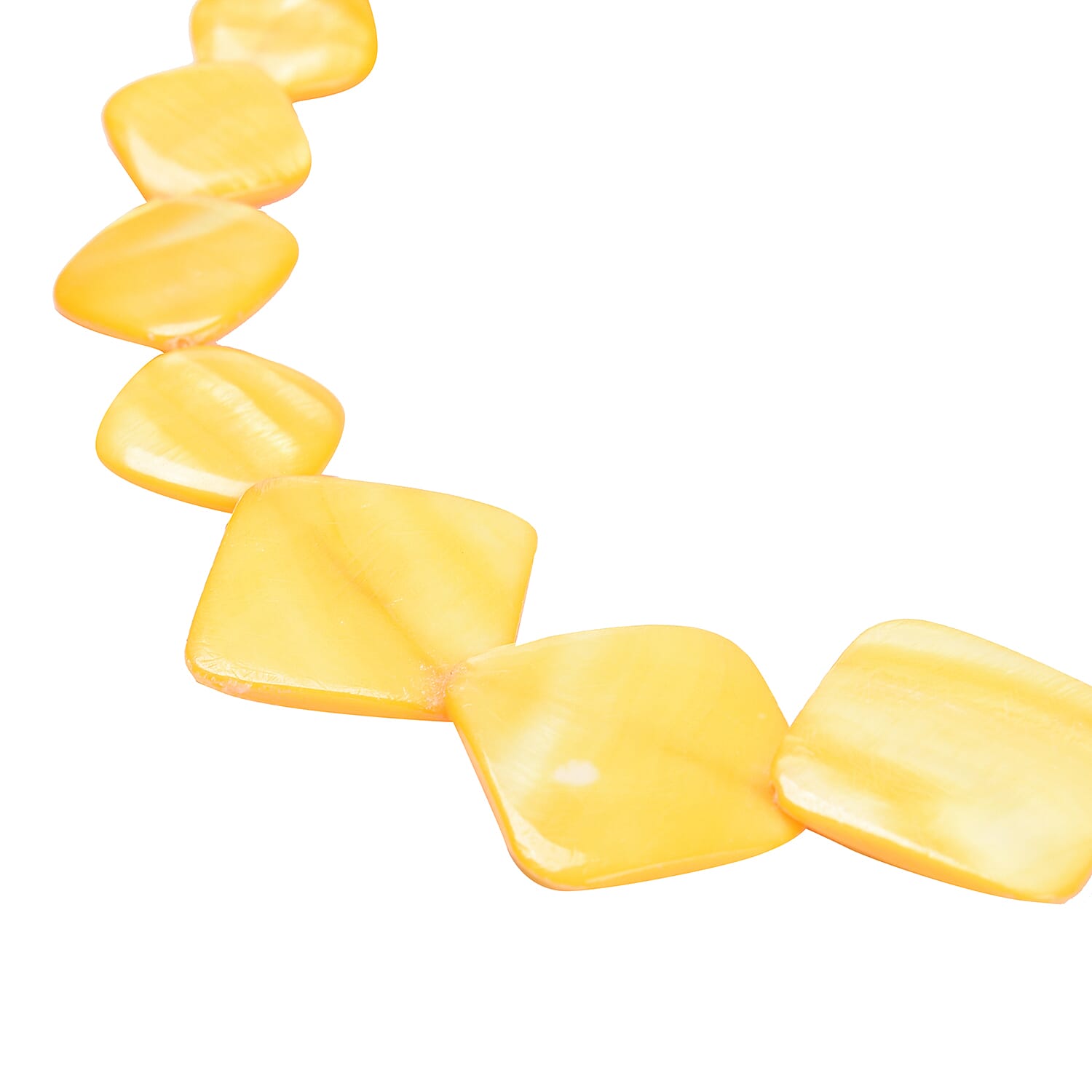 3 Piece Set - Gold Shell Necklace (Size 18 with 2 inch Extender), Stretchable Bracelet (Size 7) and Hook Earrings