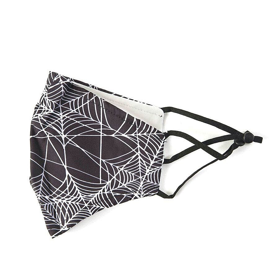 Spider Web Printed Face Cover