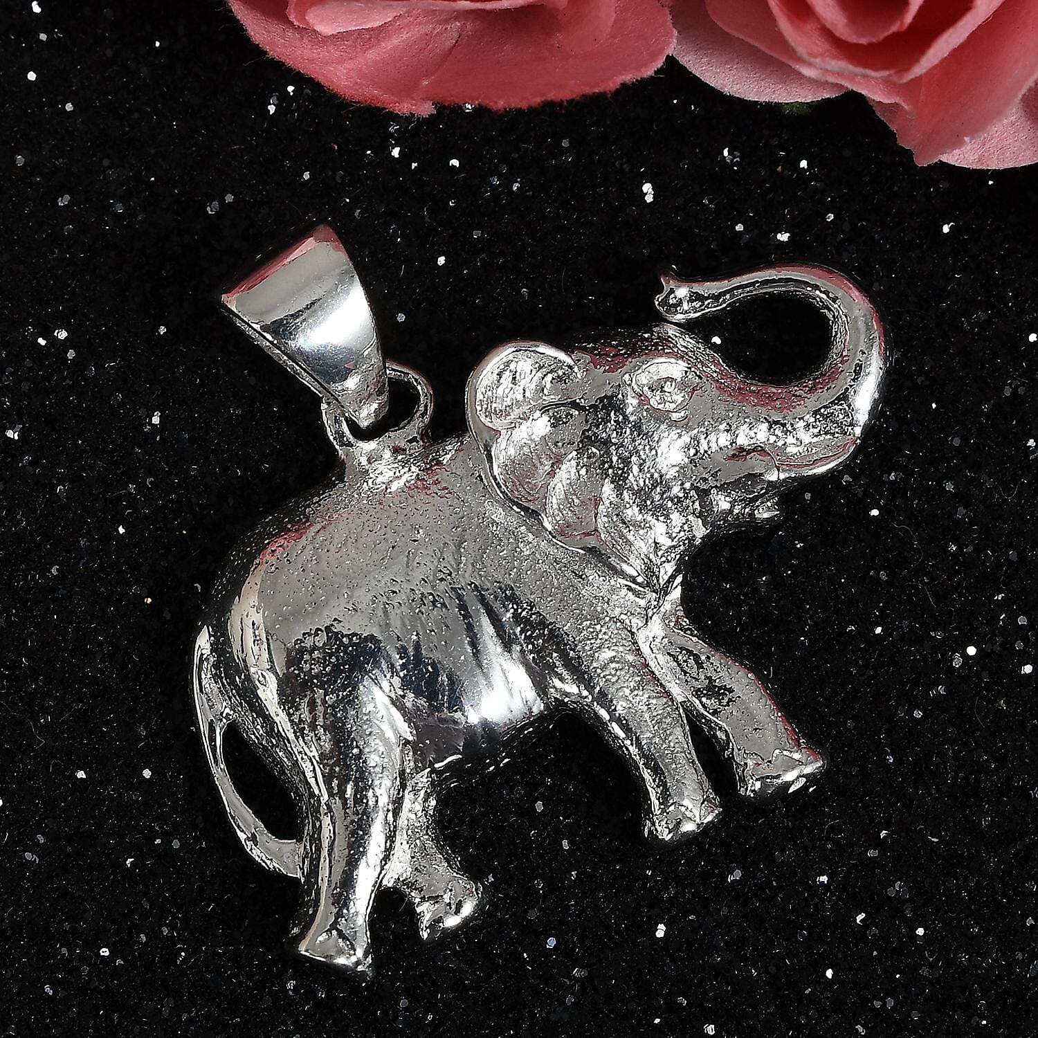 One Time Deal- Sterling Silver Elephant Pendant