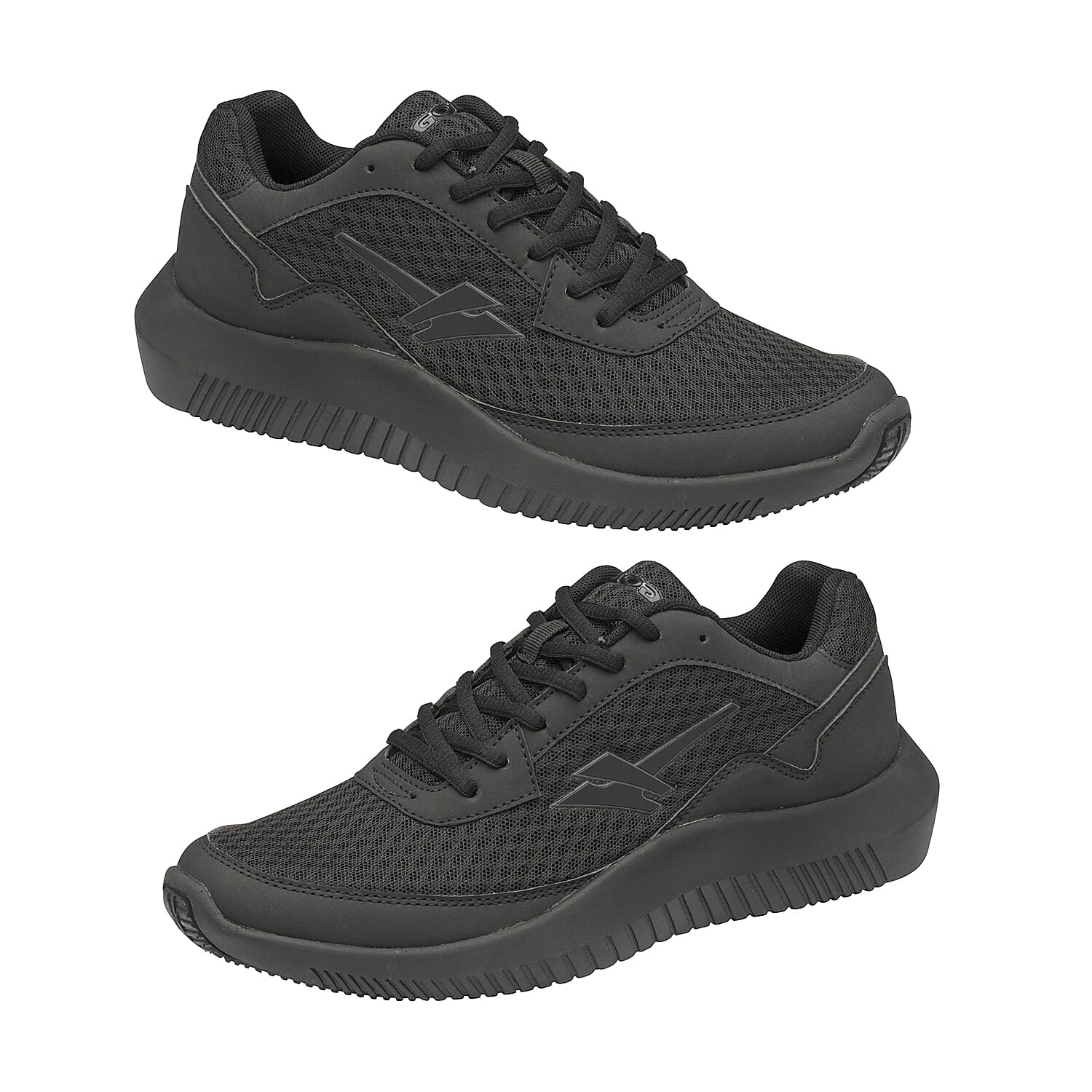 Gola Wexford Lace Up Trainer in Black Colour