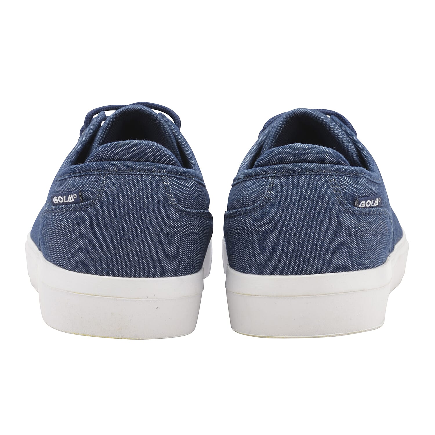 Gola Panama Lace Wide Fit Trainer (Size 7) - Navy and White