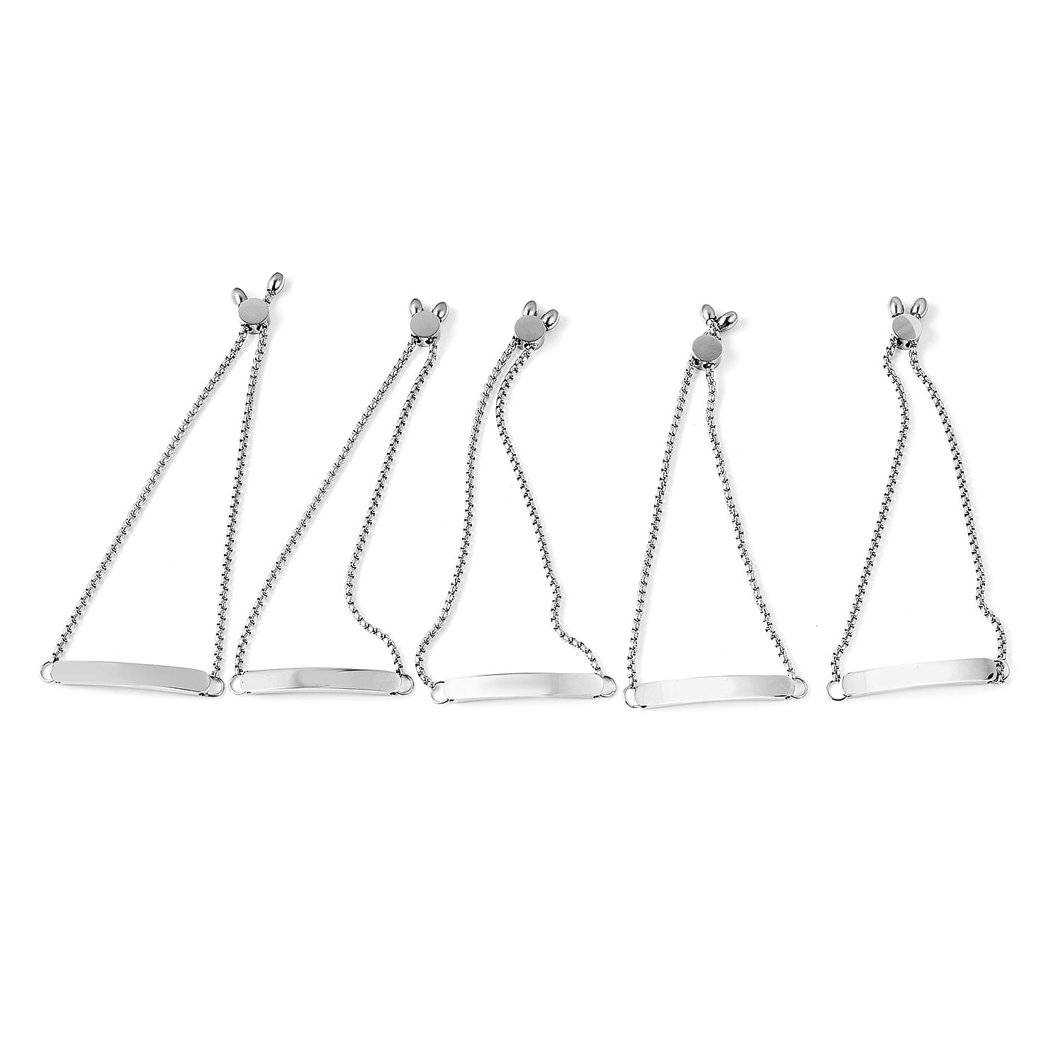 Bar Bolo Bracelet (Size 6-8) in Stainless Steel