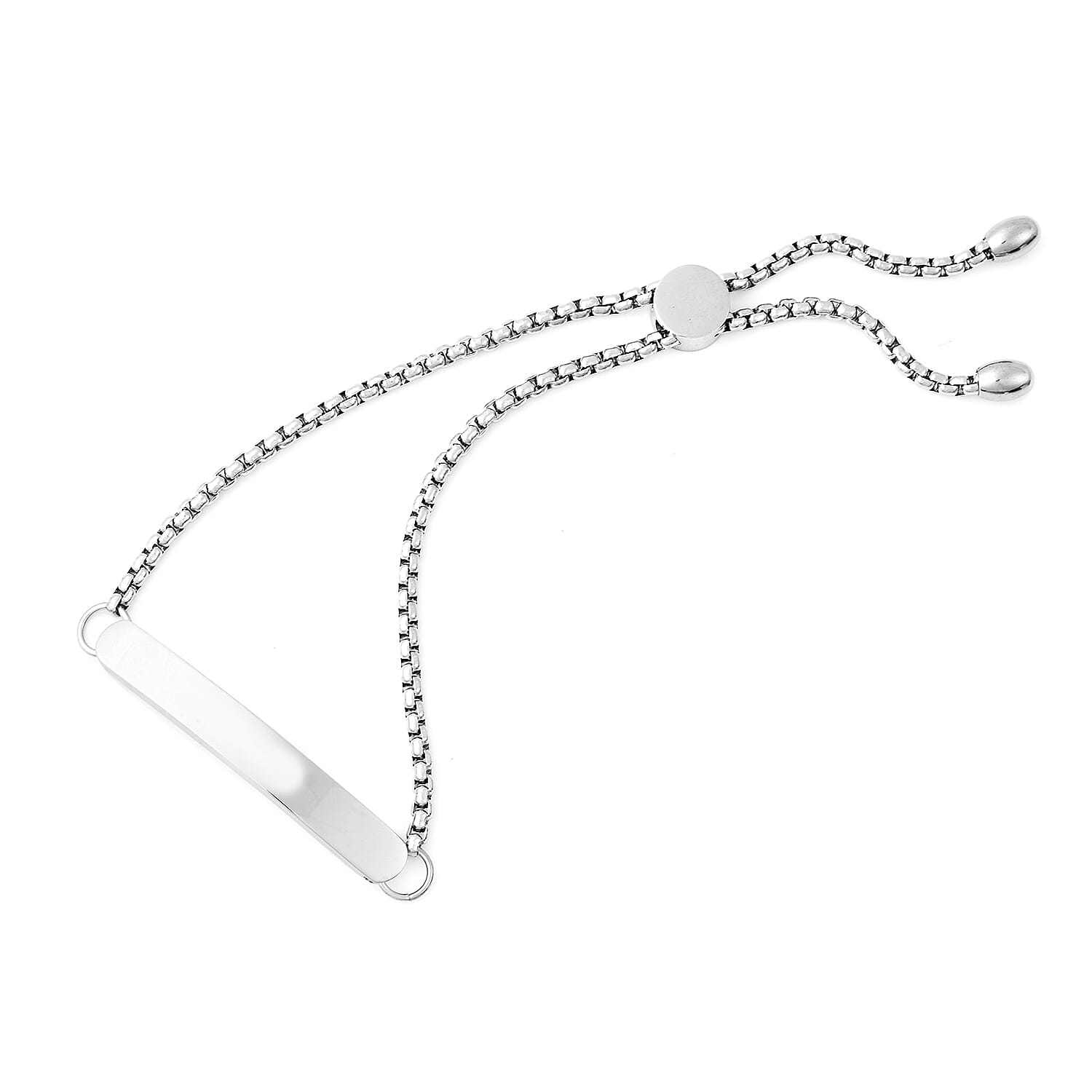 Bar Bolo Bracelet (Size 6-8) in Stainless Steel