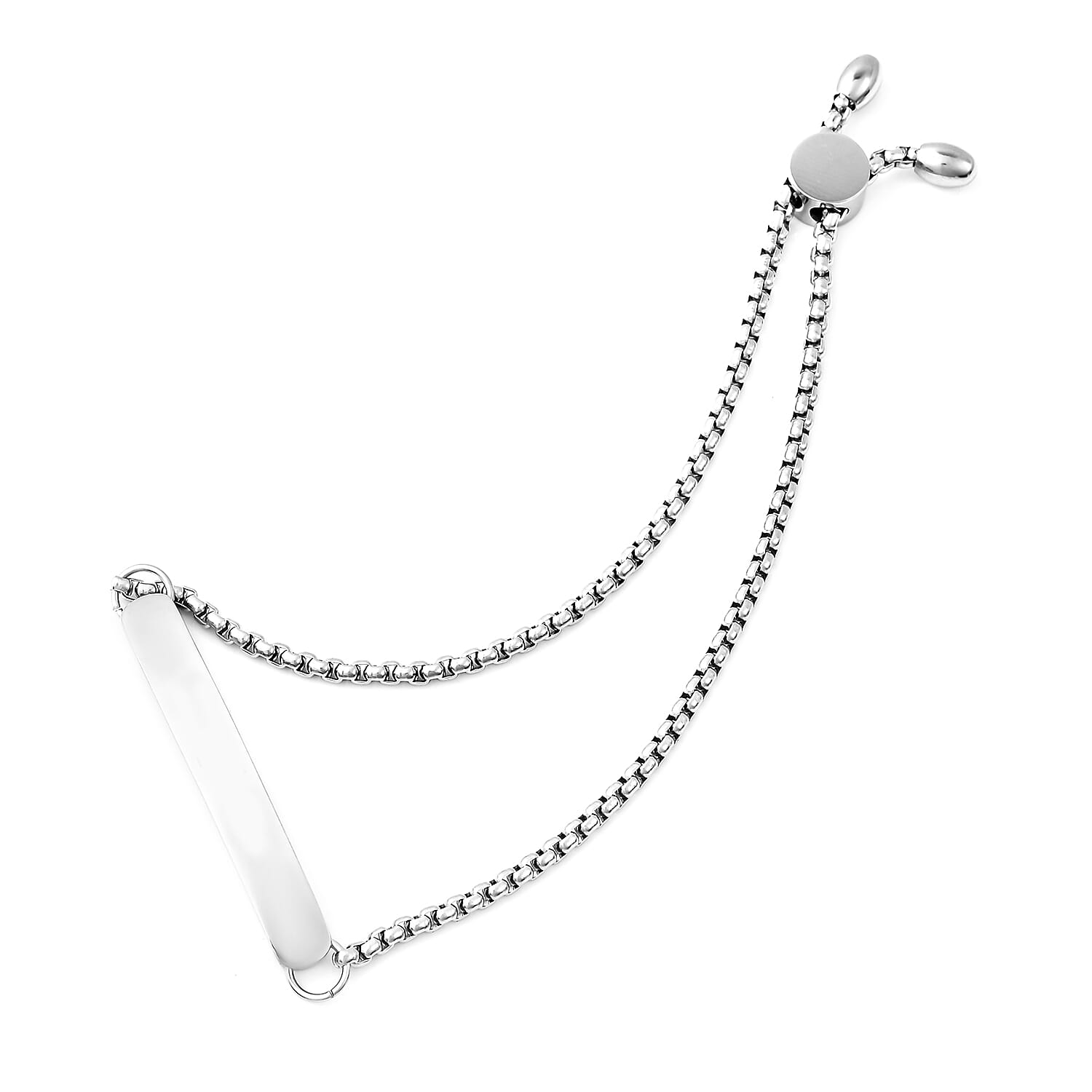 Bar Bolo Bracelet (Size 6-8) in Stainless Steel