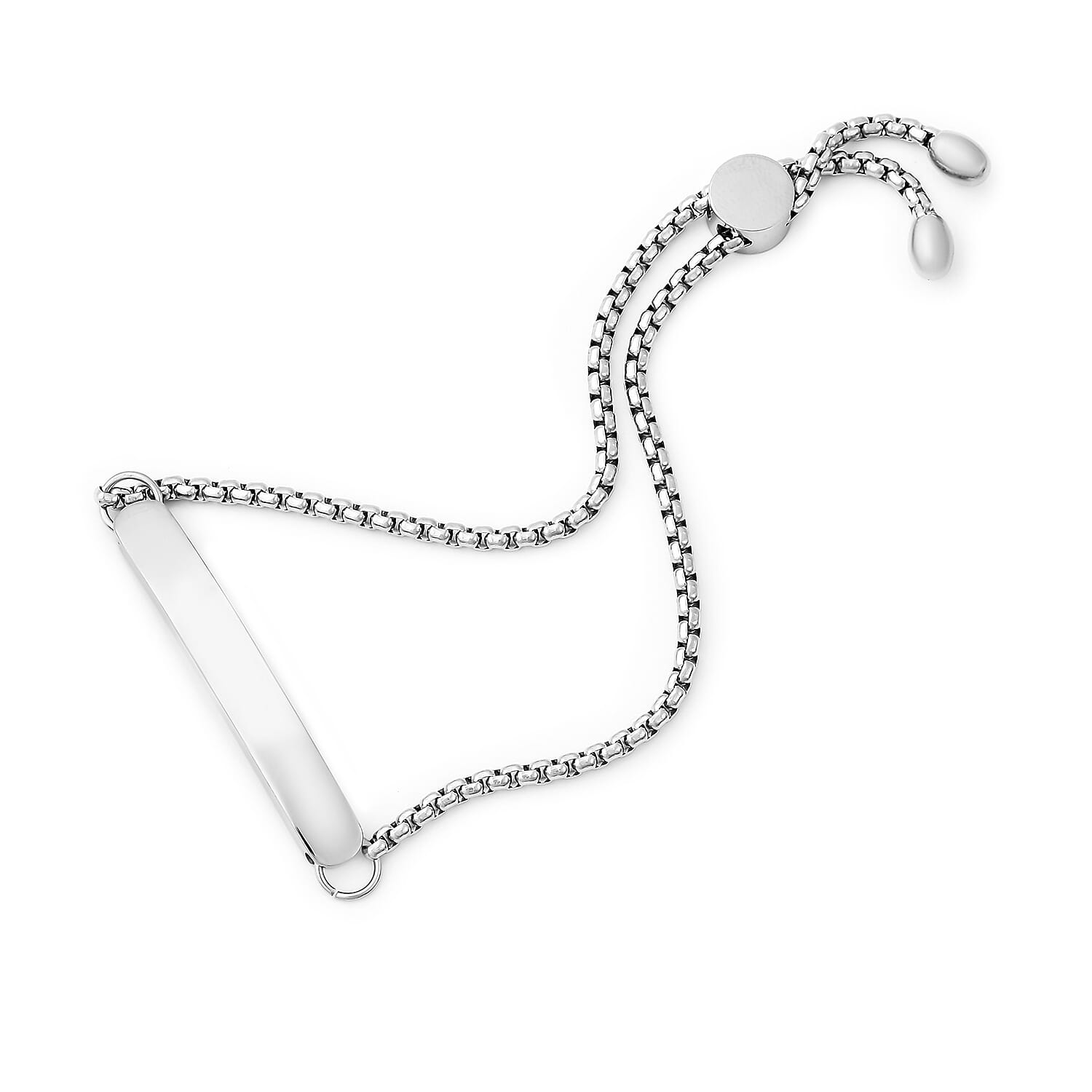 Bar Bolo Bracelet (Size 6-8) in Stainless Steel