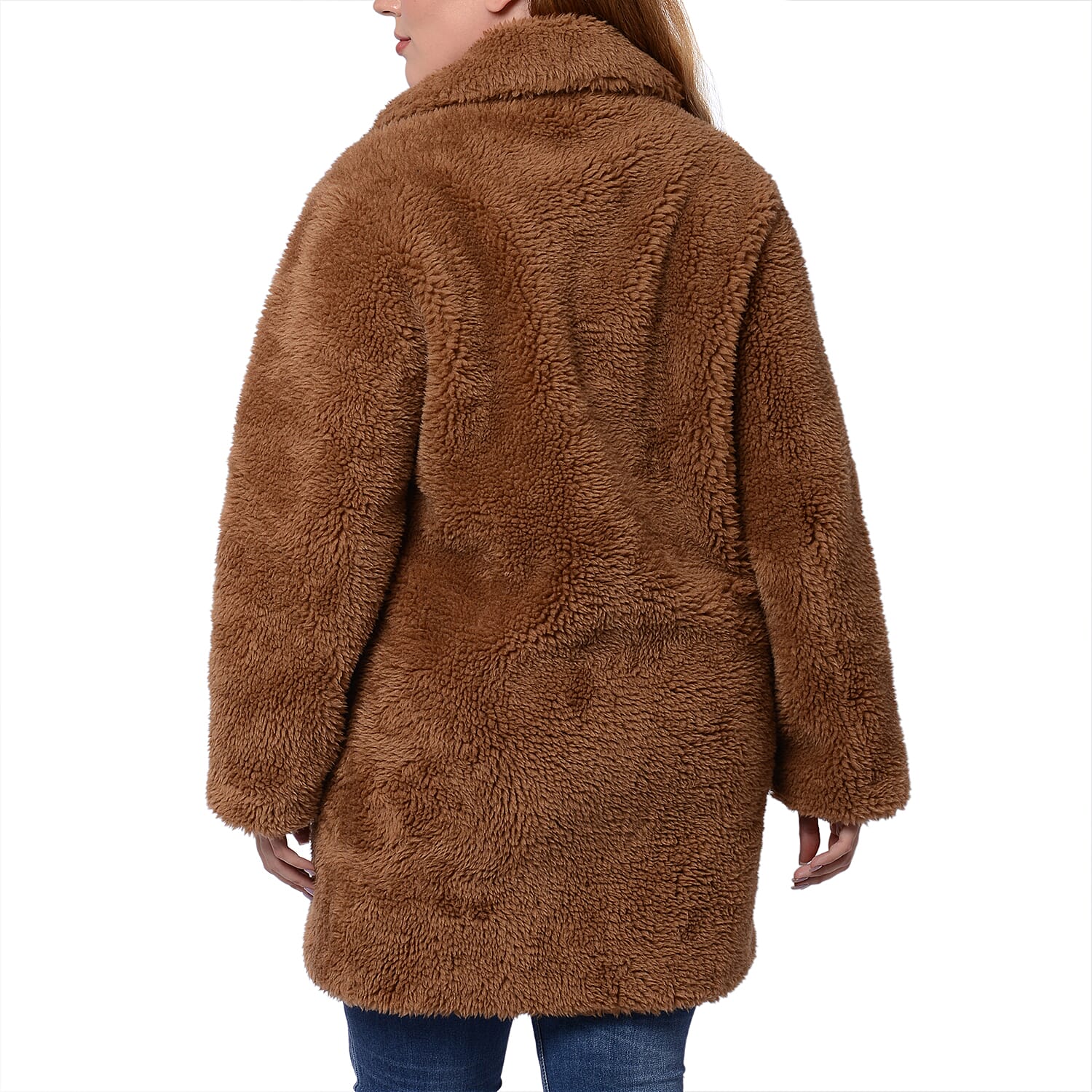 Reversible Winter Coat (Size 57x90cm) - Brown