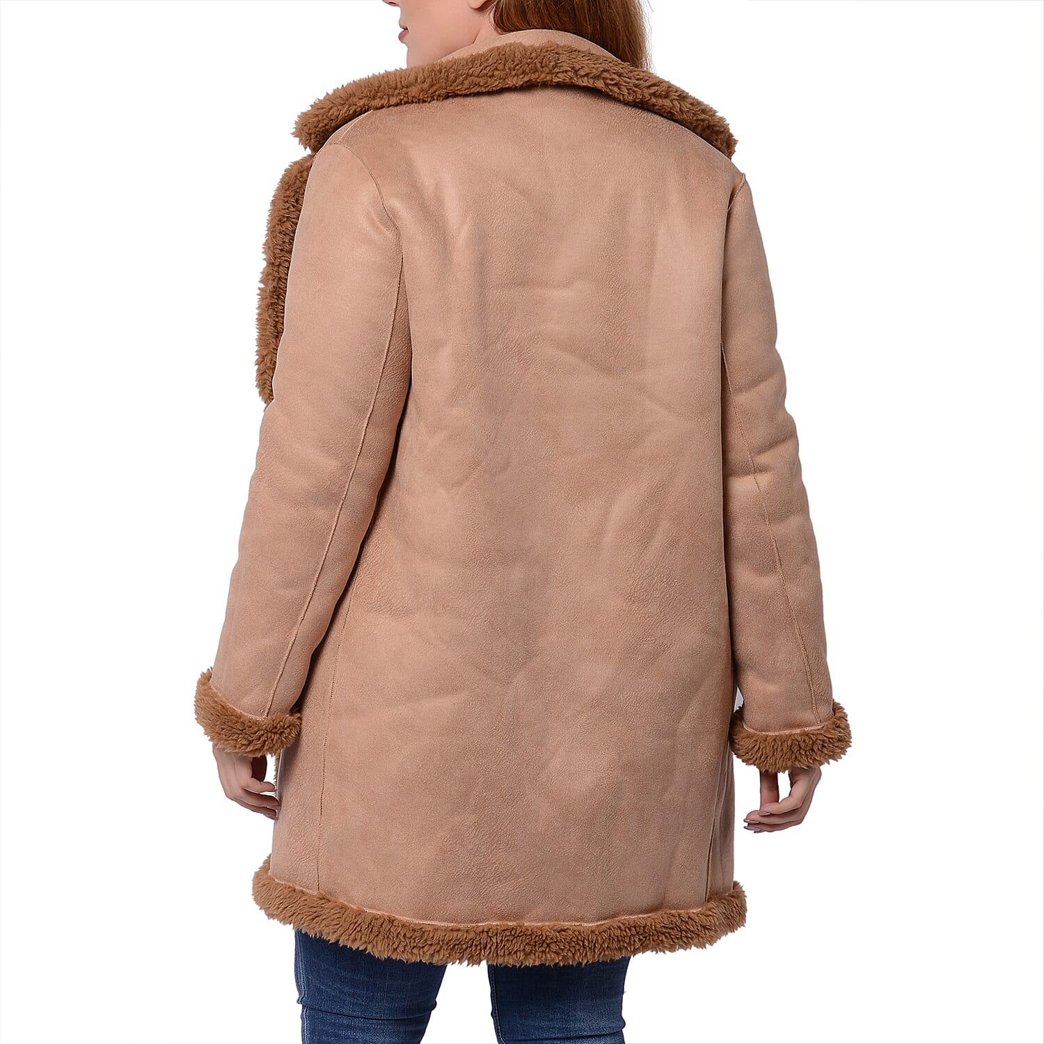 Reversible Winter Coat (Size 57x90cm) - Brown