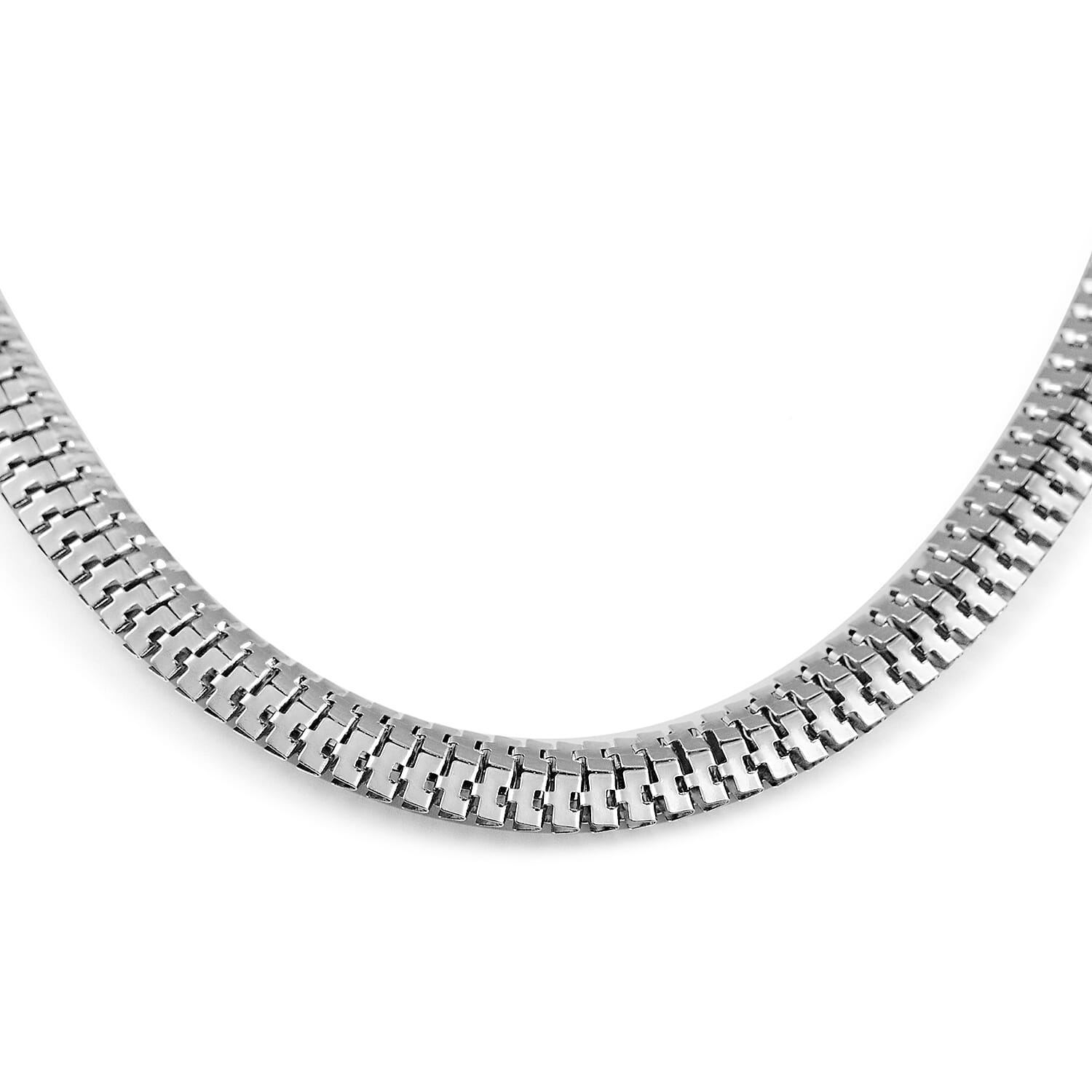 2 Piece Set - Necklace (Size 20) and Bracelet (Size 8) in Stainless Steel