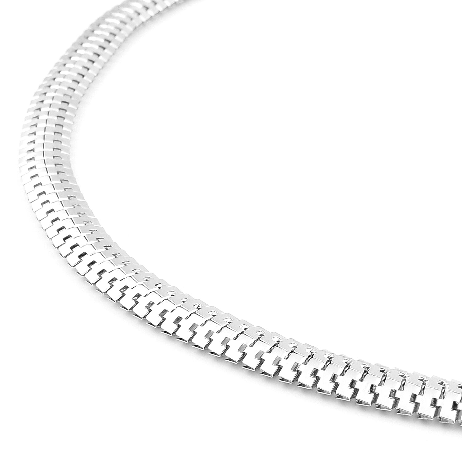 2 Piece Set - Necklace (Size 20) and Bracelet (Size 8) in Stainless Steel