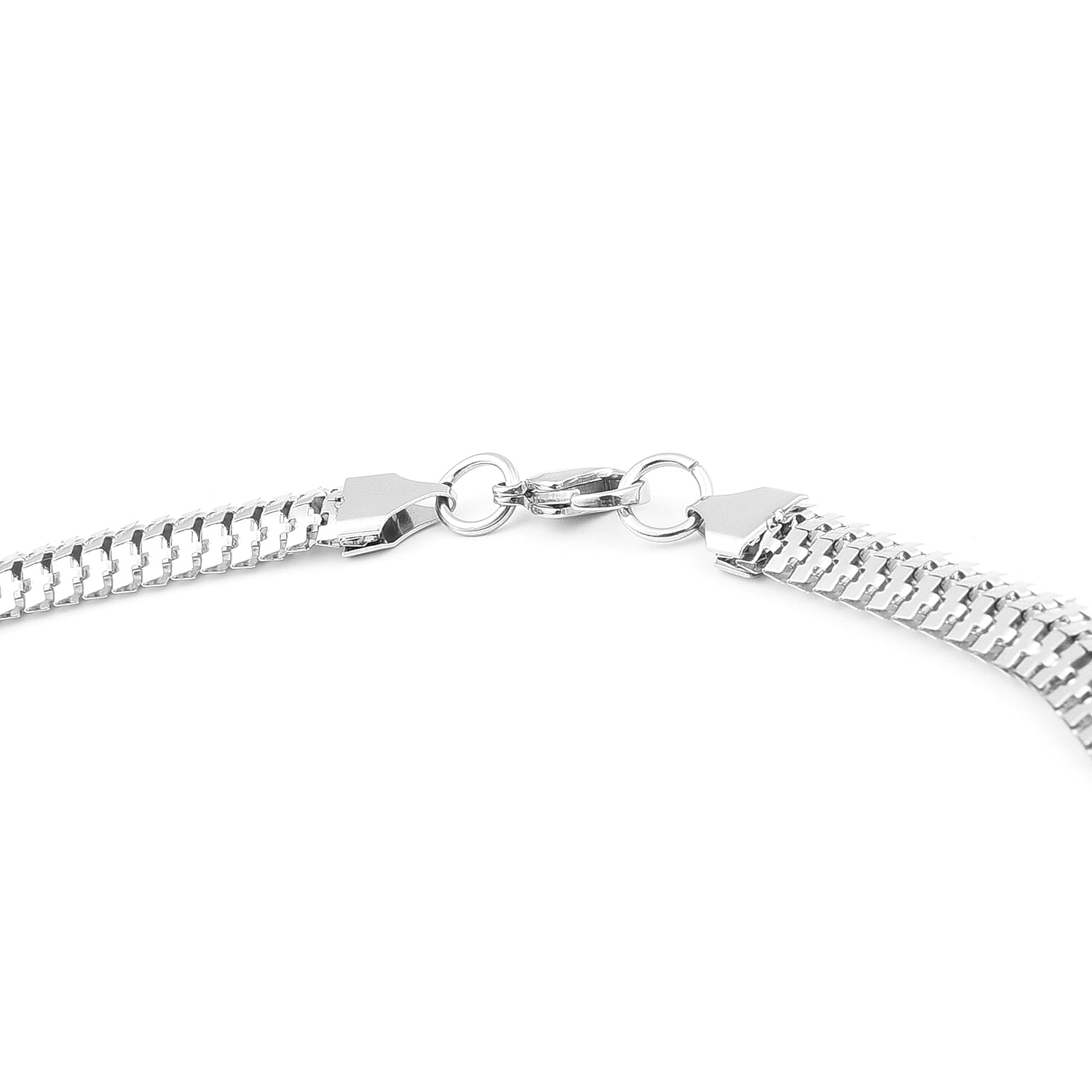 2 Piece Set - Necklace (Size 20) and Bracelet (Size 8) in Stainless Steel