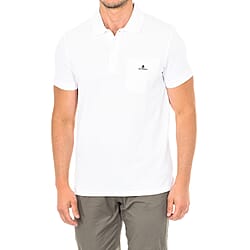Karl Lagerfeld - Mens Basic Polo Short Sleeve - White Size S