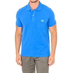 Karl Lagerfeld - Mens Basic Polo Short Sleeve - Blue Size S
