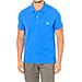 Karl Lagerfeld - Mens Basic Polo Short Sleeve - Blue Size S