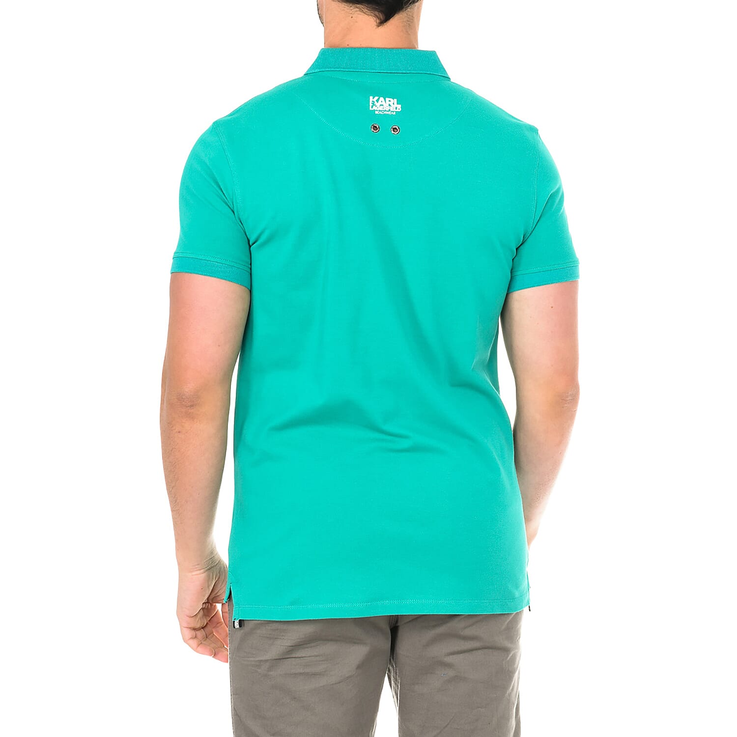 Karl Lagerfeld - Mens Basic Polo Short Sleeve - White Size S