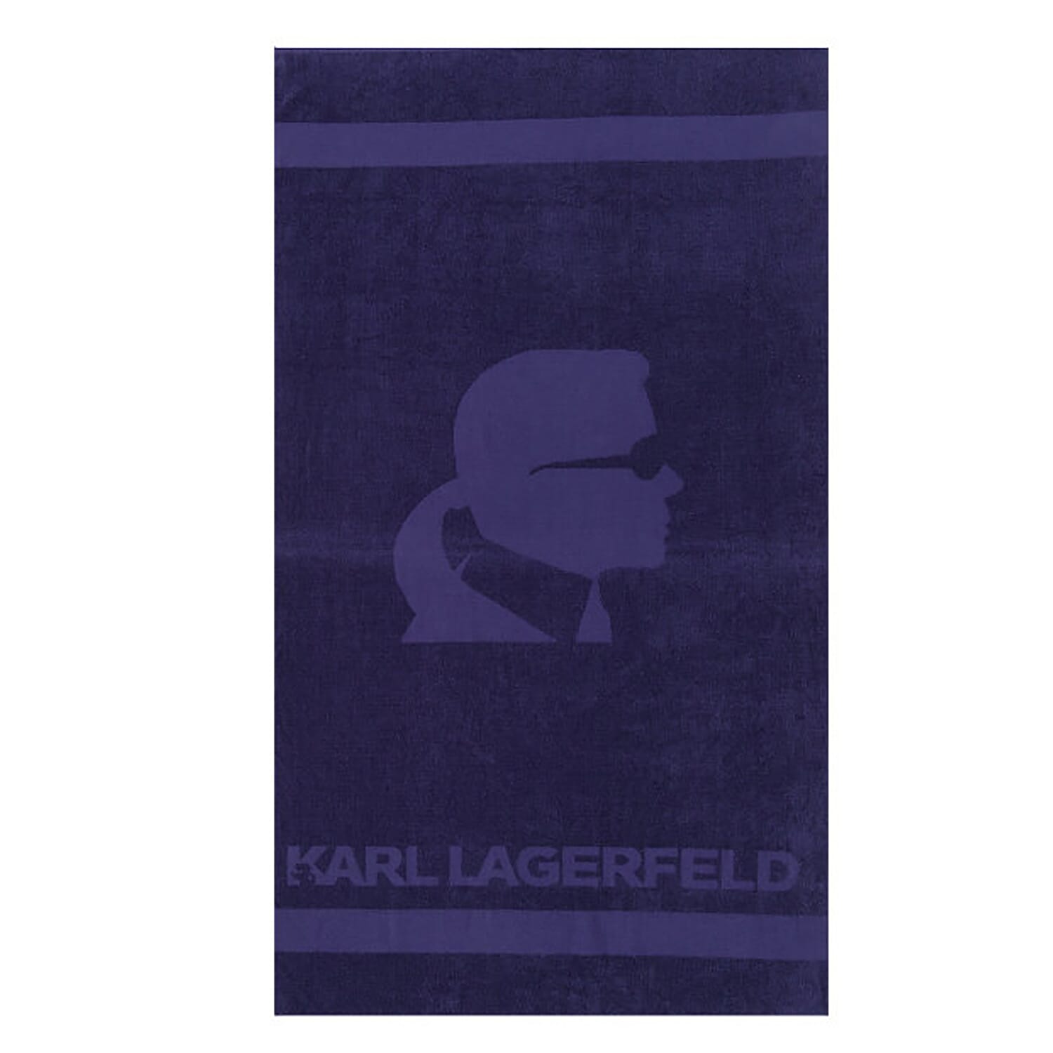 Karl Lagerfeld - Beach Towel With Beach Bag - Navy