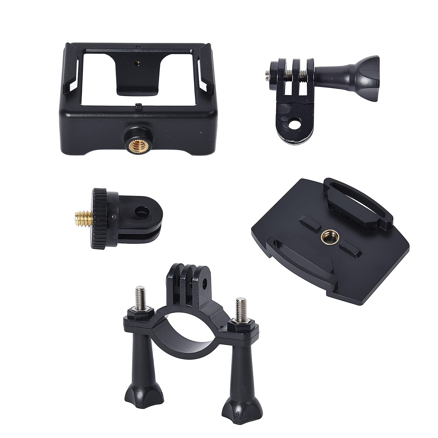 1080P HD TFT Screen Action Camera with 100 Degree Wide Angle - Black