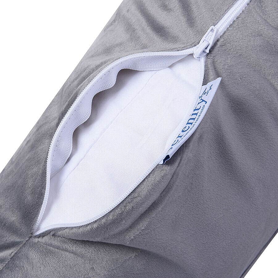 Memory Foam Reading Pillow with Arms and Removable Cover