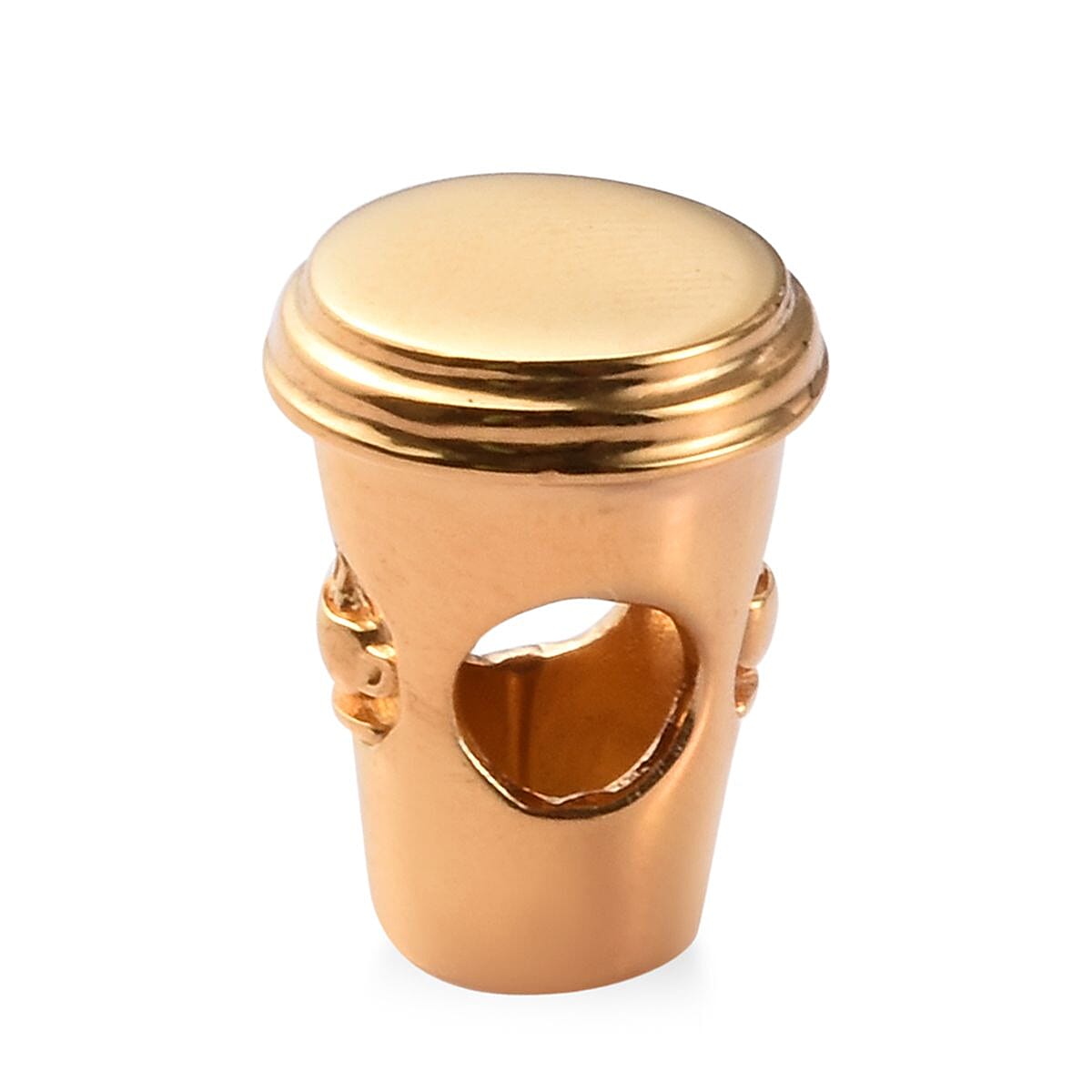 Charmes De Memoire - 14K Gold Overlay Sterling Silver Coffee Cup Charm