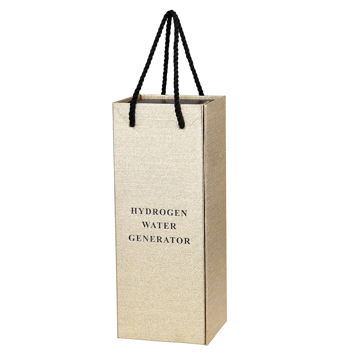 380ml Portable Hydrogen Water Generator Bottle with SPE and PEM Technology (Size 7x21 Cm) - Wine Red