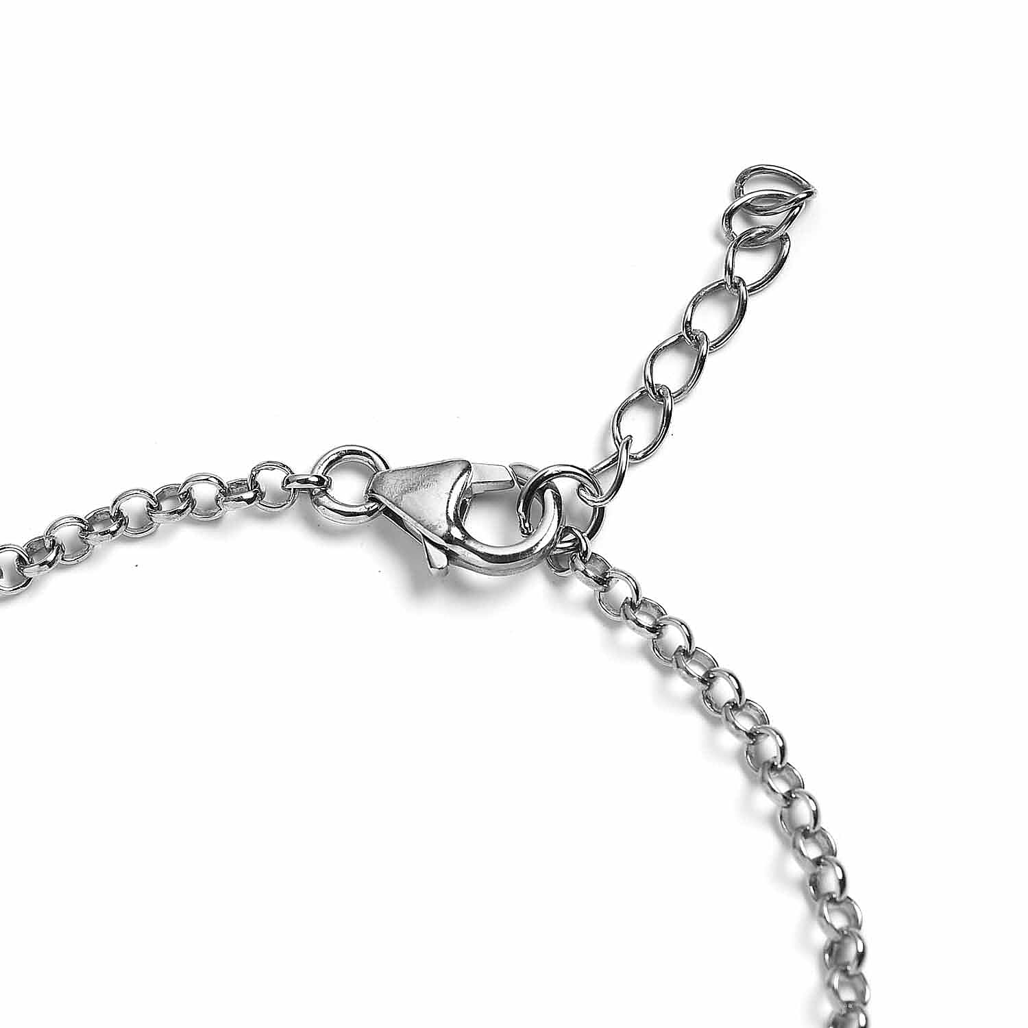 Kagem Zambian Emerald Bracelet (Size 4.5 With 1 Inch Extender ) in Platinum Overlay Sterling Silver