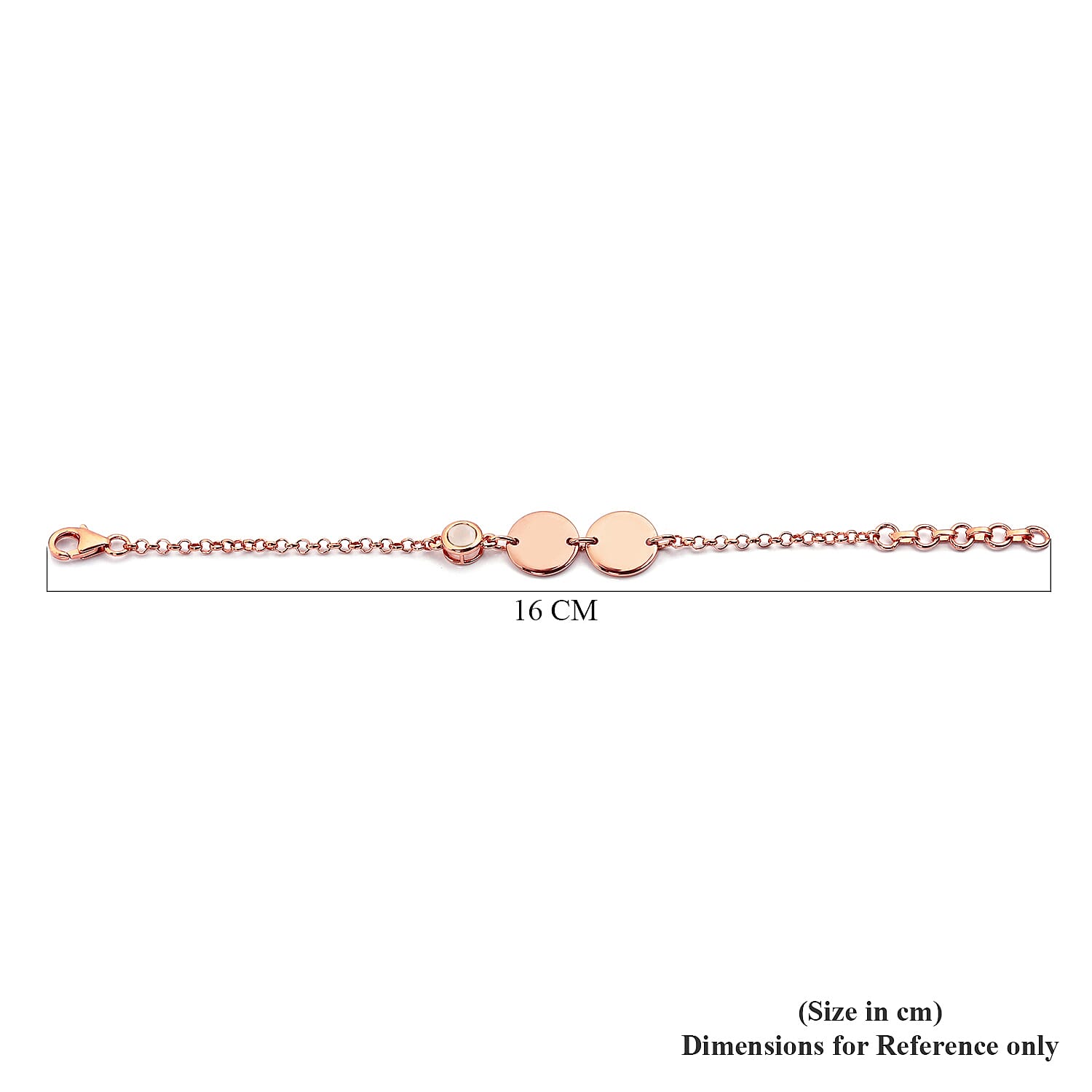 Sri Lankan White Moonstone Bracelet (Size 6 with Extender) in Rose Gold Overlay Sterling Silver