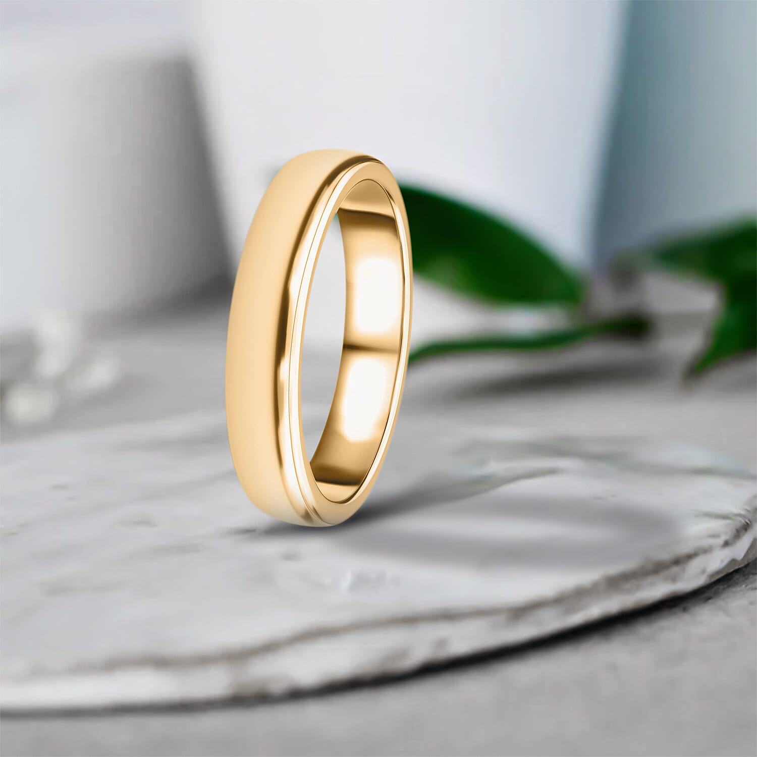 14K Gold Overlay Sterling Silver Ring