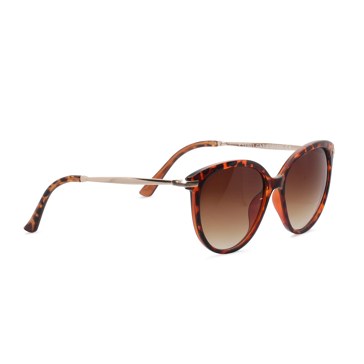 Designer Inspired Print Fashion Sunglasses - Brown Round