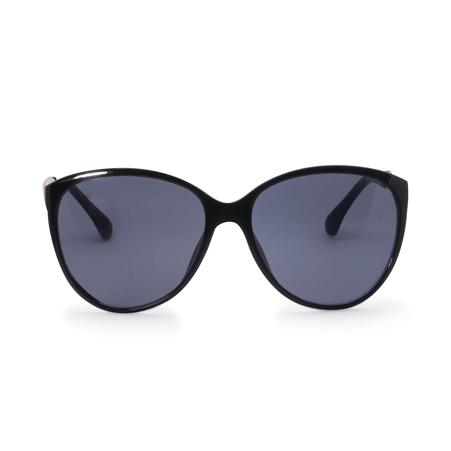 Designer Inspired Unisex Sunglasses - Black Round