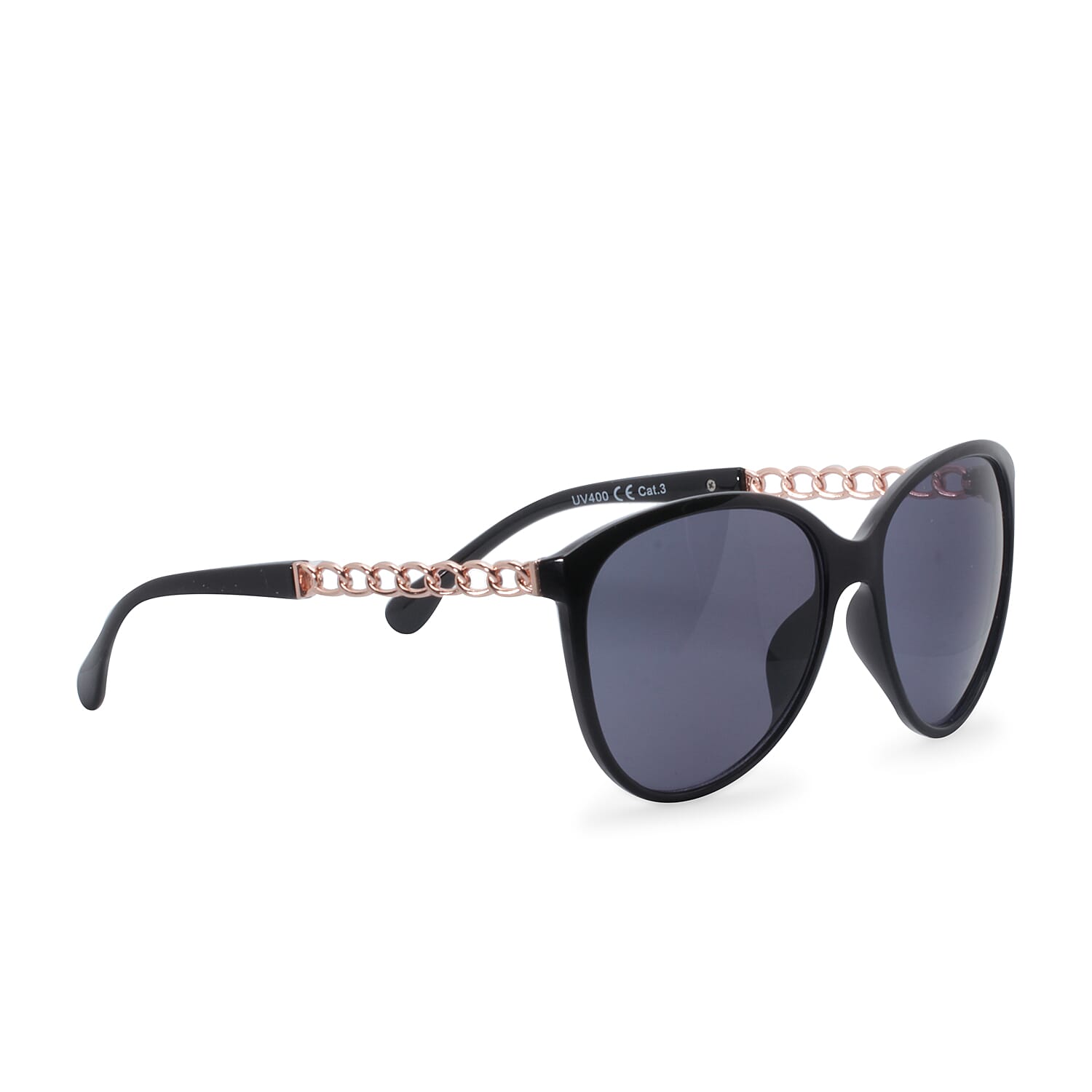 Designer Inspired Unisex Sunglasses - Black Round