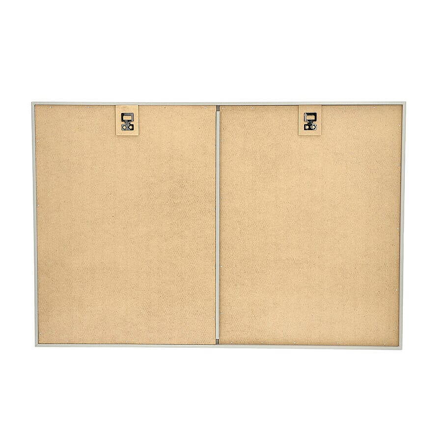 Daily Planner Dry-Erase and Cork Board (included- Magnetic Marker with Eraser Cap, 4 Magnet) (Size 60x40cm) - White