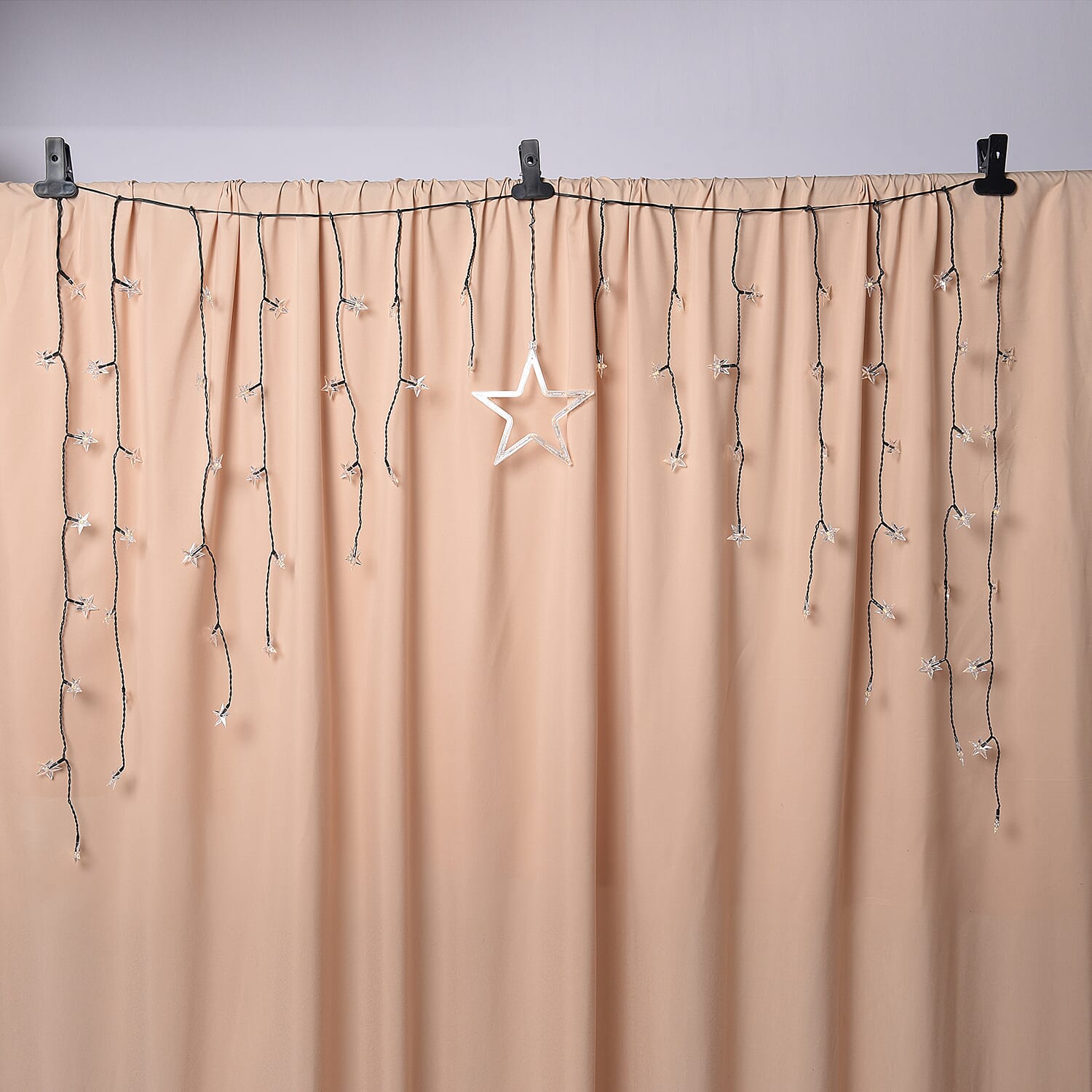 Christmas Decoration- LED Star String Lights with a Plug (Size 140cm)