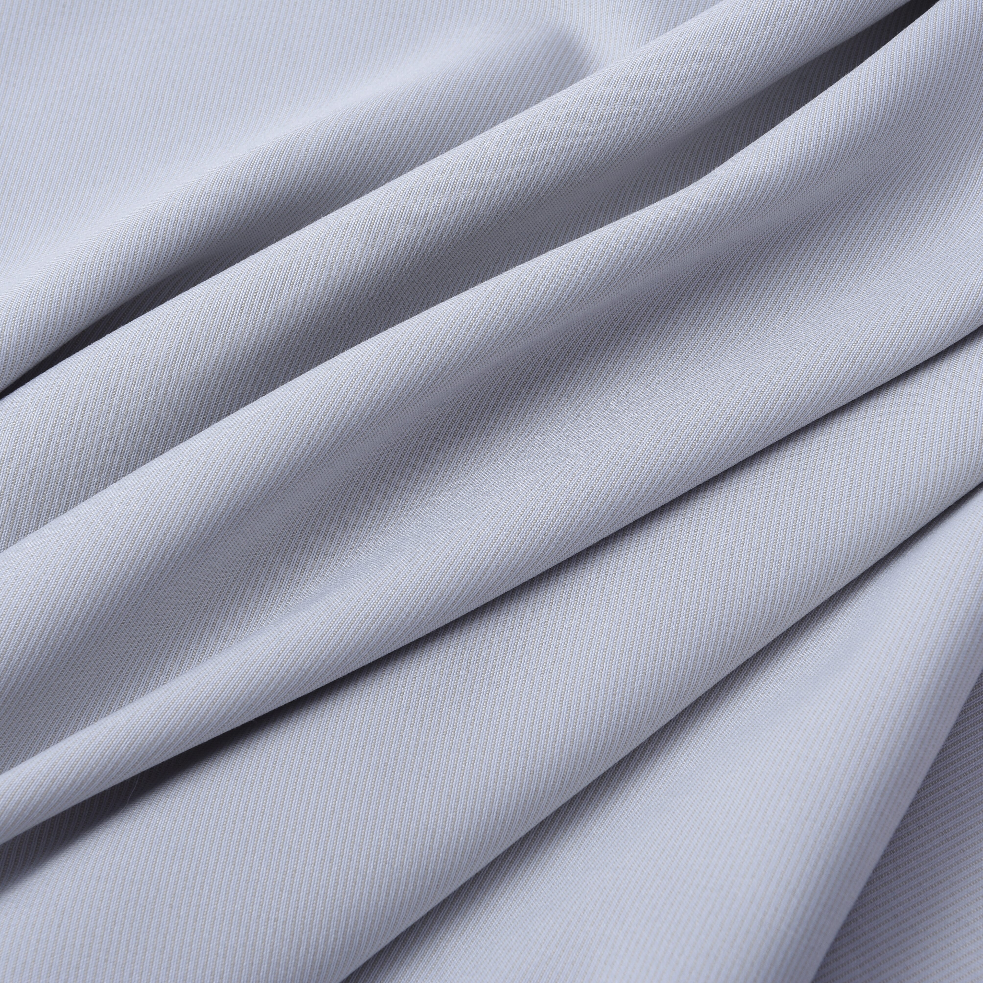 4 Piece Set - Super Soft Copper Infused 1 Fitted Sheet (140x190+30 Cm), 1 Flat Sheet (230x265 Cm) and 2 Pillowcase (50x75 cm) (Size Double) - Light Grey