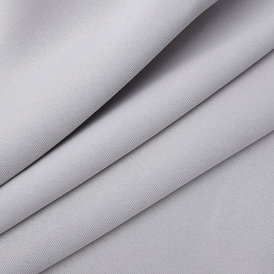 2 Piece Set - Blackout Curtains with Metal Eyelets (Size 240x140 cm) - Off-White