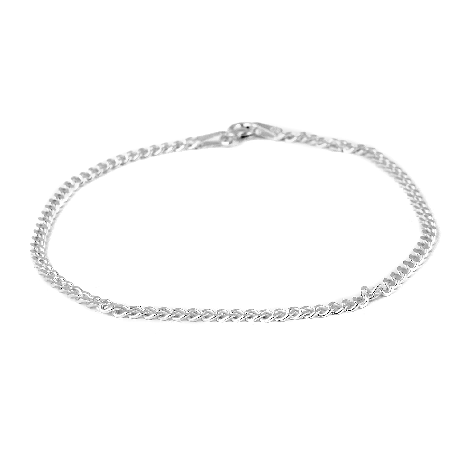 Made in Italy - Sterling Silver Bracelet (Size 7.5)