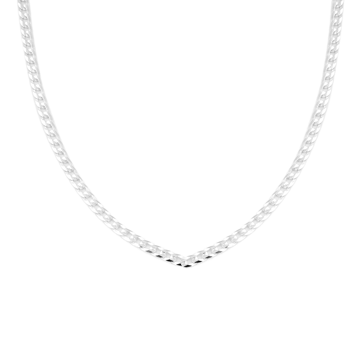 Made in Italy - Sterling Silver Chain (Size 20), Silver wt 5.56 Gms