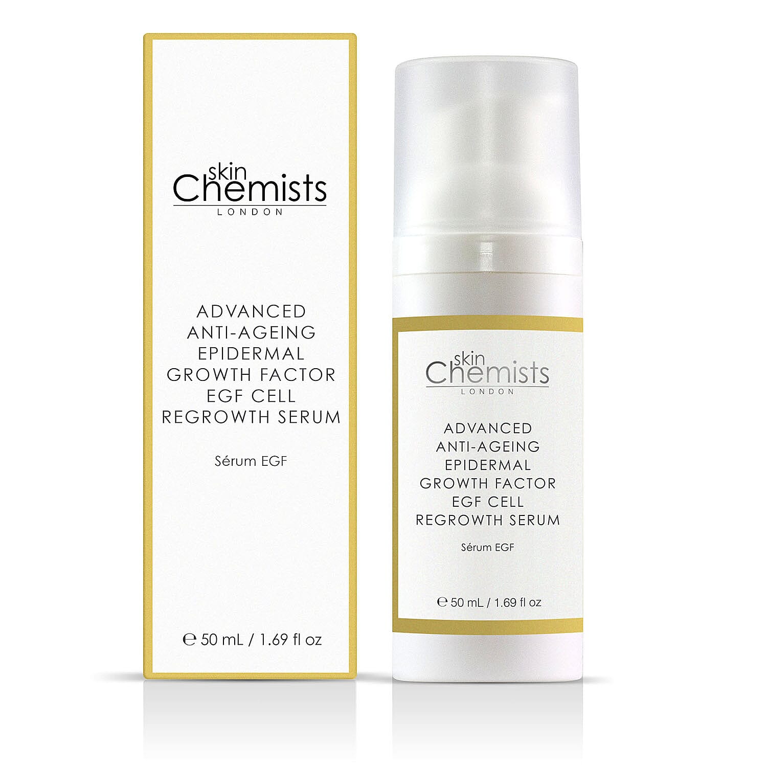 Skin Chemists- Advanced Anti - Ageing Epidermal Growth Factor Cell Regrowth Serum - 50ml