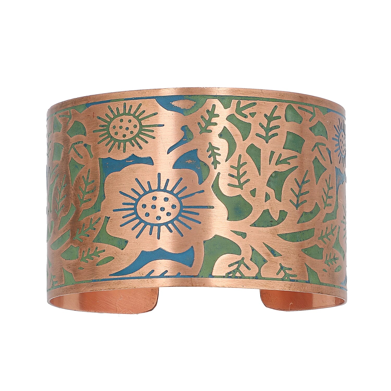 Antique Patina Cuff Bangle (Size 7)