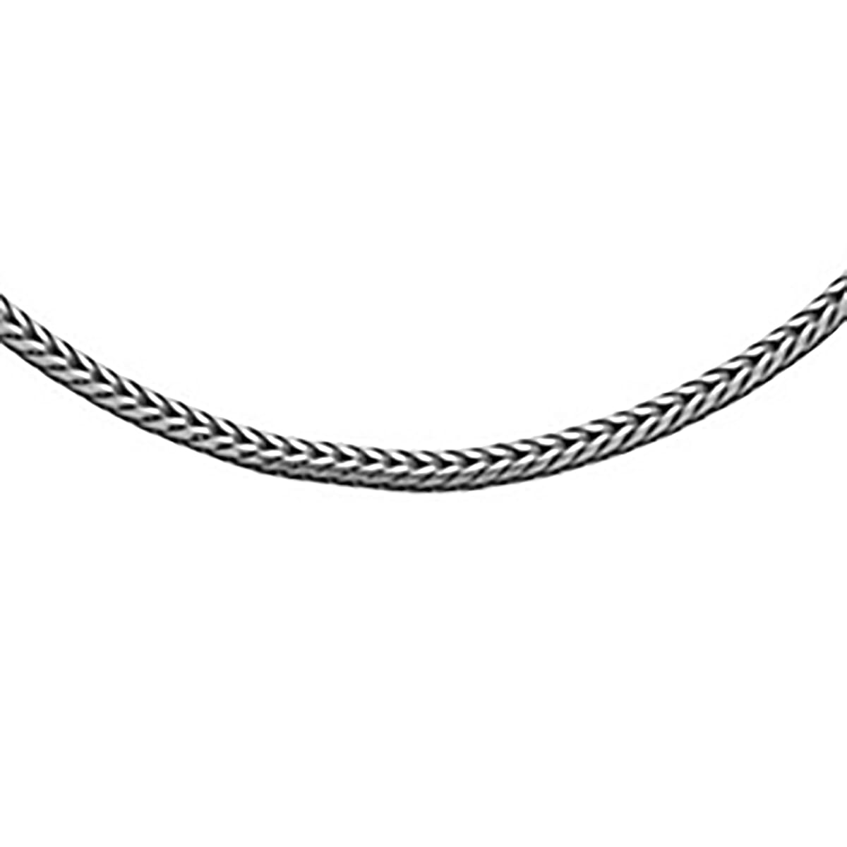 Sterling Silver Foxtail Chain (Size 20), Silver wt 8.00 Gms