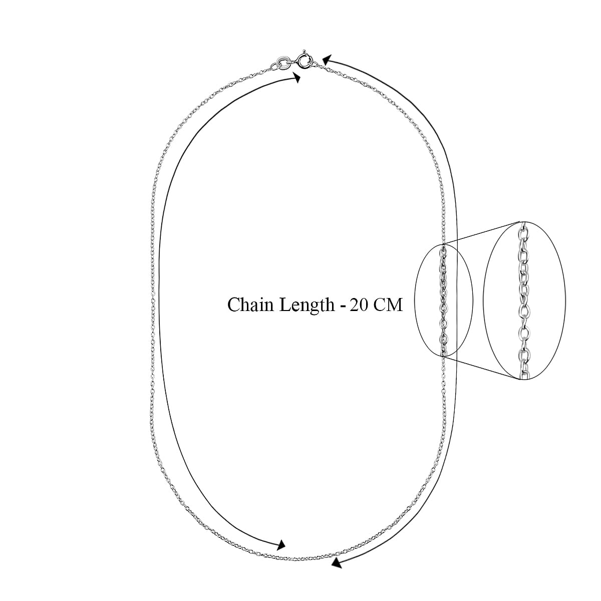 Hatton Garden Close Out Deal- Italian Made Sterling Silver Trace Chain (Size 16) with Spring Ring Clasp