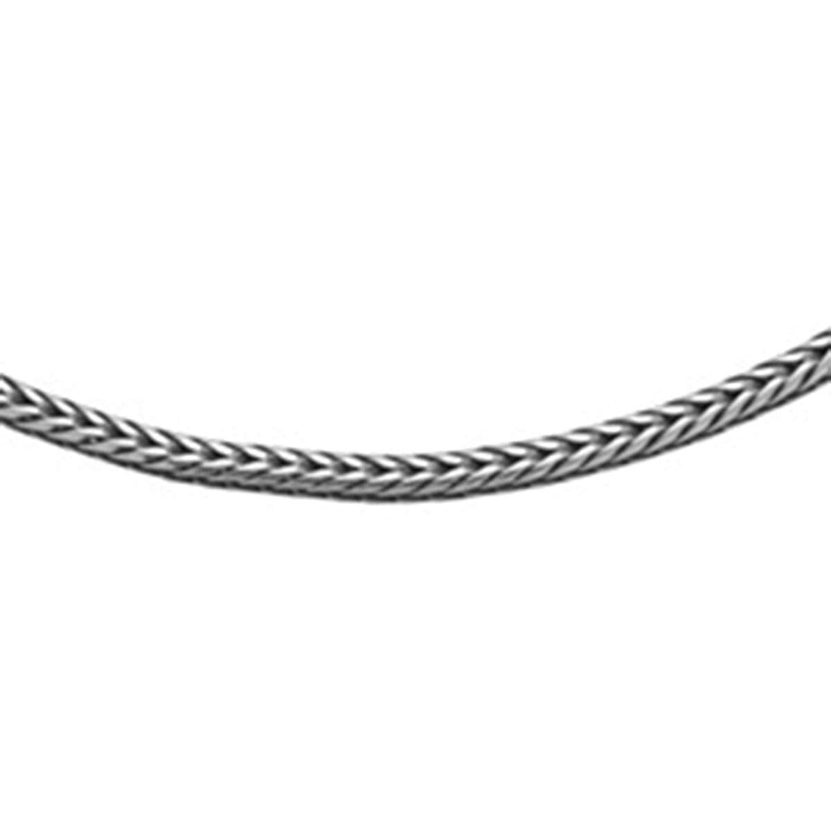 Hatton Garden Close Out Deal- Sterling Silver Spiga Chain (Size 24), Silver wt 9.40 Gms