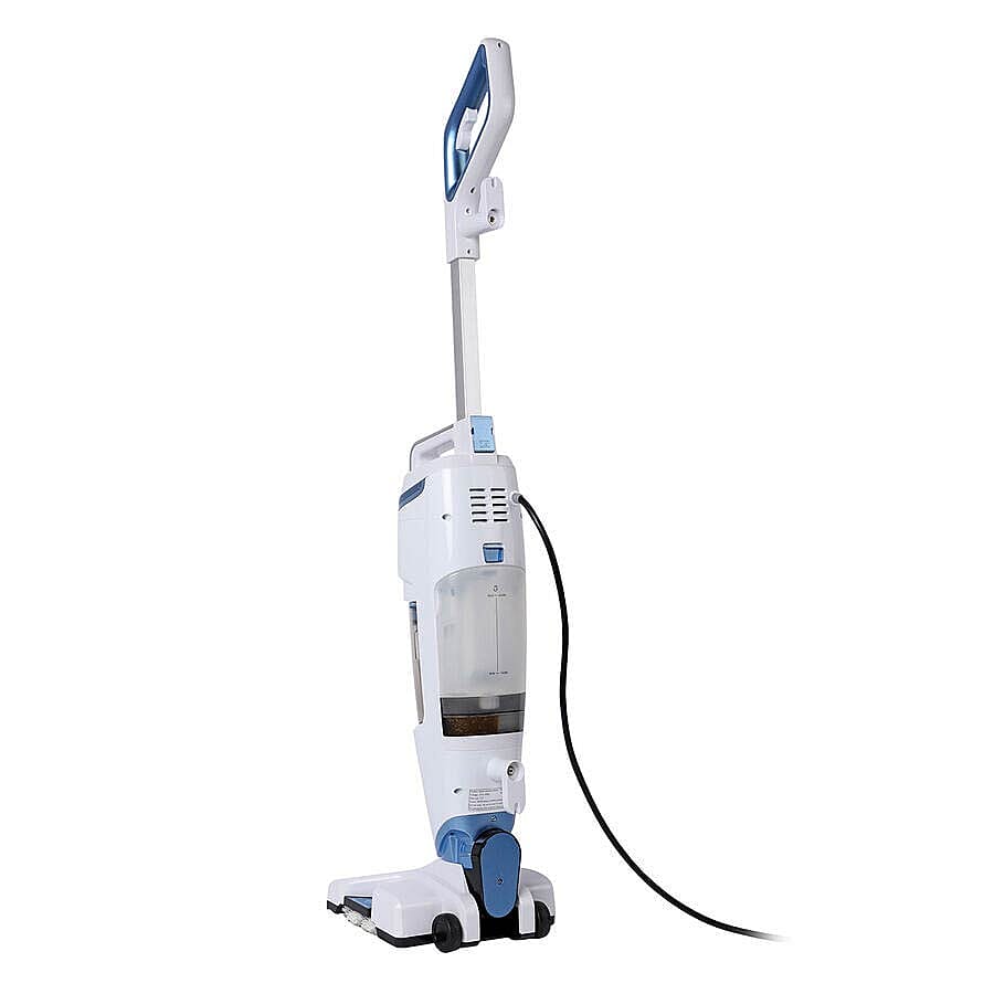 Homesmart 2-in-1 Steam Vacuum Cleaner (114x32x25cm) and Carpet Glider (25.65x23.54x4.18cm)