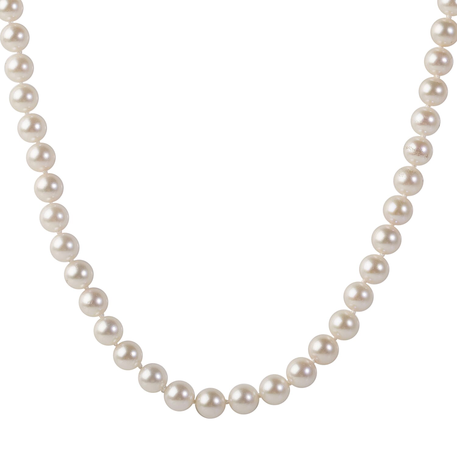 Collectors Edition- 9K Yellow Gold Japanese Akoya Pearl Necklace (Size 18)