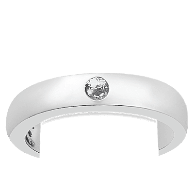 Espirito Santo Aquamarine Ring in Platinum Overlay Sterling Silver Espirito Santo Aquamarine Ring in Platinum Overlay Sterling Silver