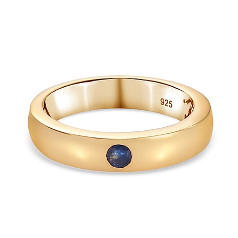 Masoala Sapphire (FF) in 14K Gold Overlay Sterling Silver Ring