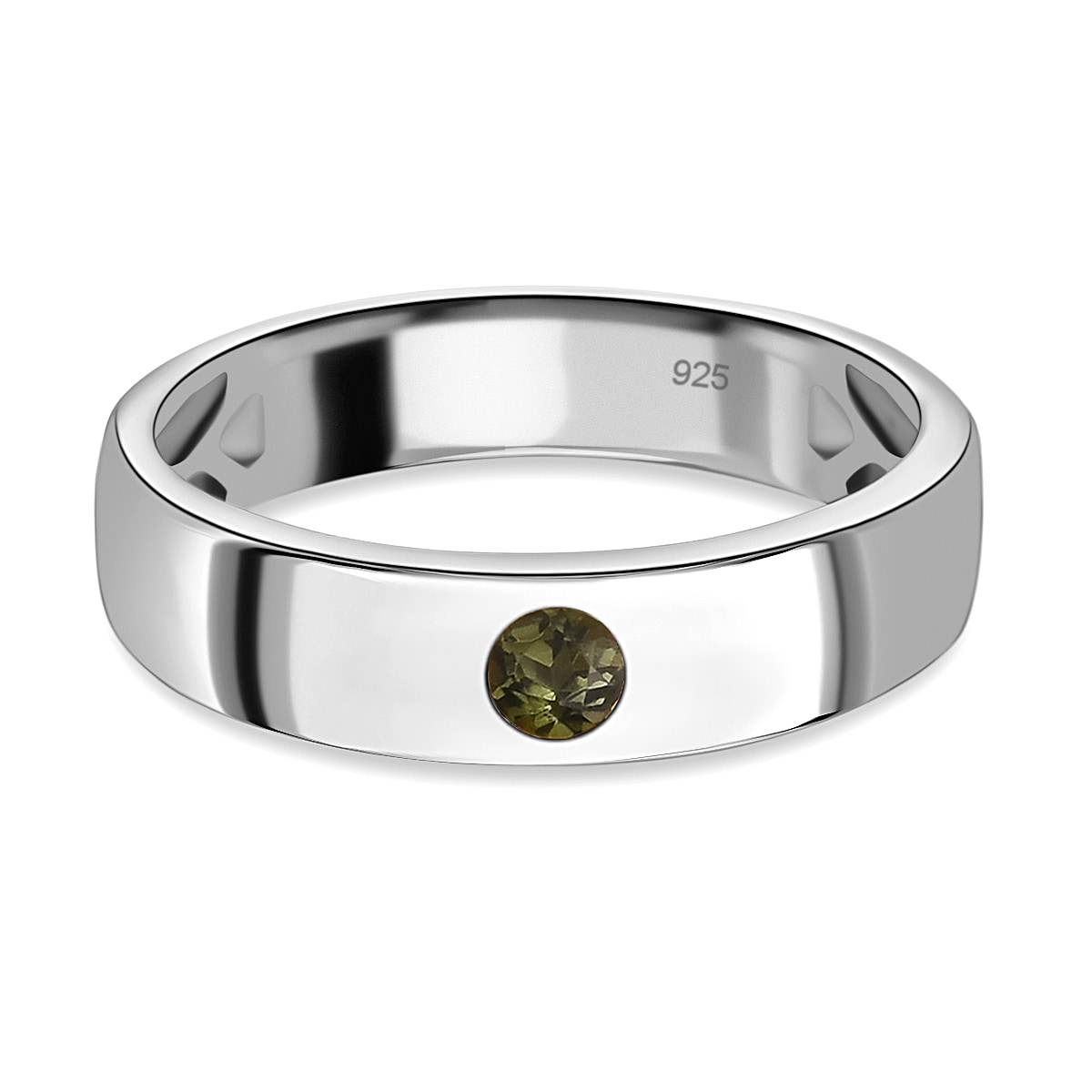 Green Diamond Ring in Rose Gold | KLENOTA