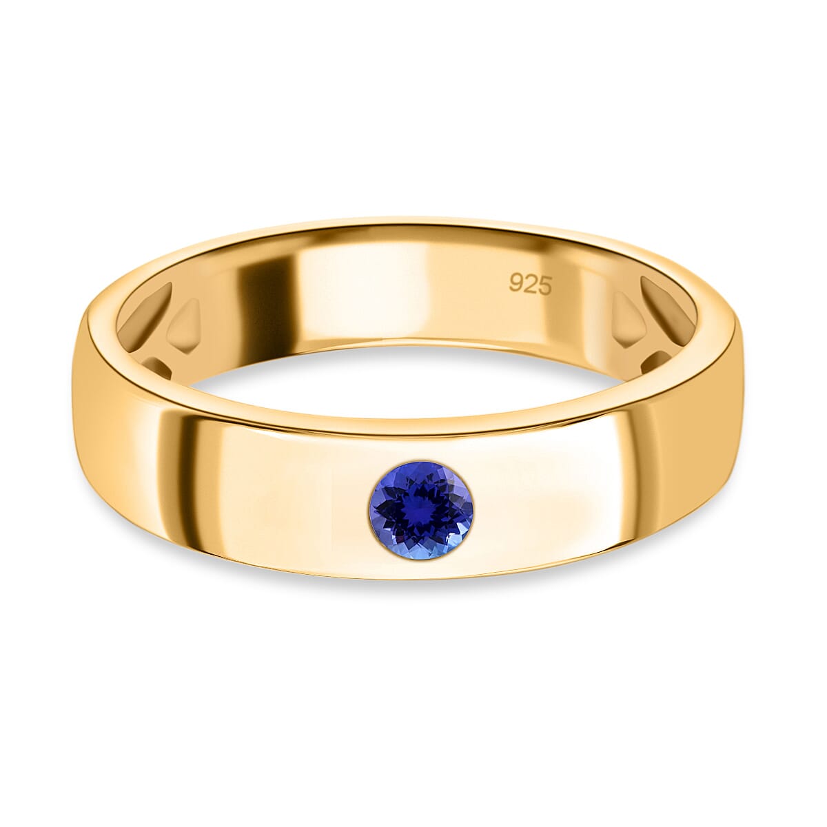 Tanzanite Ring in 14K Gold Overlay Sterling Silver