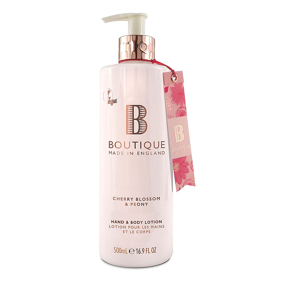 Boutique: Cherry Blossom & Peony Hand & Body Lotion - 500ml