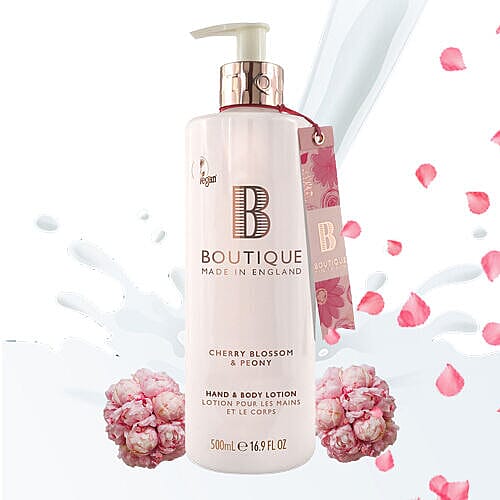 Boutique: Cherry Blossom & Peony Hand & Body Lotion - 500ml